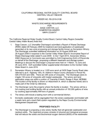 CALIFORNIA REGIONAL WATER QUALITY CONTROL BOARD CENTRAL VALLEY REGION ORDER NO. R5-2010-0108