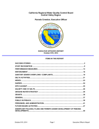 California Regional Water Quality Control Board Central Valley Region