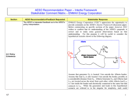 AESO Recommendation Paper – Intertie Framework