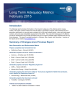 Long Term Adequacy Metrics February 2015  Introduction