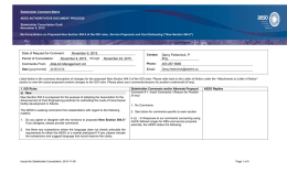 Stakeholder Comment Matrix  AESO AUTHORITATIVE DOCUMENT PROCESS Stakeholder Consultation Draft