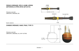 FRENCH GRENADE, RIFLE, 40-MM, APERS/ ANTIVEHICLE, BTRG AP/AV (AP-AV-F2)