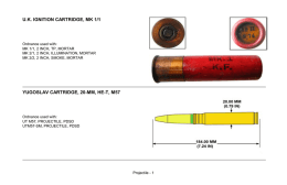 U.K. IGNITION CARTRIDGE, MK 1/1