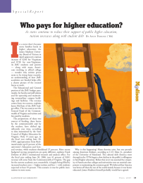 Who pays for higher education?
