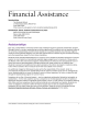 Financial Assistance Assistantships