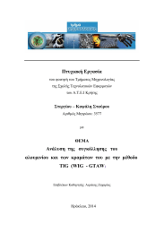 Πτυχιακή Εργασία Στεργίου – Καψάλη Σταύρου