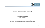 Interne Unternehmensrechnung