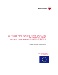 EC-FUNDED MINE ACTIONS IN THE CAUCASUS AND CENTRAL ASIA: |