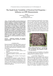 The Small-Scale Variability of Electrical Soil Properties −  Jan Igel