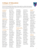 College of Education Candidates for Graduation