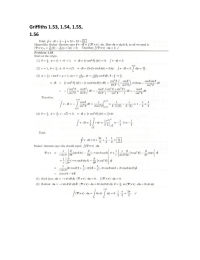 Griffiths 1.53, 1.54, 1.55, 1.56