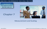 Chapter 7 Measurement and Scaling McGraw-Hill/Irwin