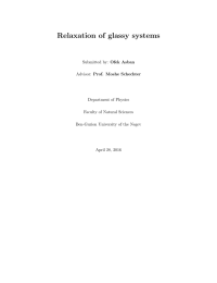 Relaxation of glassy systems