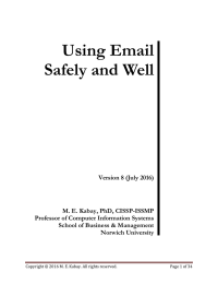 Using Email Safely and Well