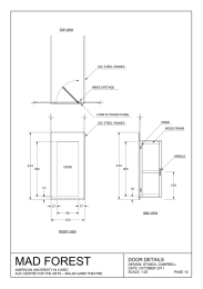 TOP VIEW 2X2 STEEL FRAMES HINGE UPSTAGE 12MM PLYWOOD PANEL