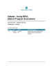 Datatel - Using BEVL (Batch Program Evaluation) Document Area:  Academic Records