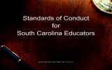 Standards of Conduct for South Carolina Educators