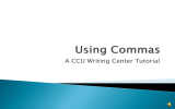 A CCU Writing Center Tutorial