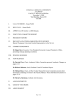 COASTAL CAROLINA UNIVERSITY AY 2008-09 FACULTY SENATE AGENDA November 5, 2008