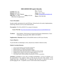 CNA 432/532 OSI Layers Security