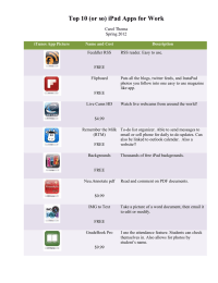 Top 10 (or so) iPad Apps for Work