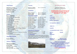 Chief Patrons onvener Coordinator