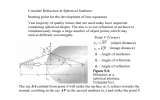 Consider Refraction at Spherical Surfaces: