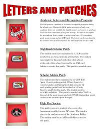 Academic Letters and Recognition Programs