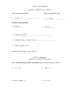 Part 1 – No calculators  Write in exponential form: