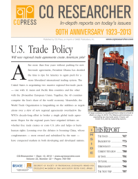 A U.S.  Trade  Policy