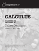 CalCulus Course Description CalCulus aB CalCulus BC
