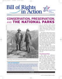 Bill of Rights in Action THE NATIONAL PARKS ,