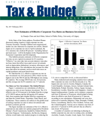 New Estimates of Effective Corporate Tax Rates on Business Investment