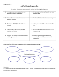 A Worldwide Depression