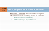 The Congress of Vienna Convenes Essential Question Chapter