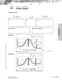 2.4 Power Notes 45 Chemical Reaction