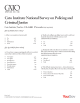 Cato Institute National Survey on Policing and Criminal Justice  Cato Institute/YouGov