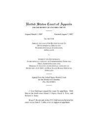 United States Court of Appeals Argued March 1, 2007 No. 04-5350