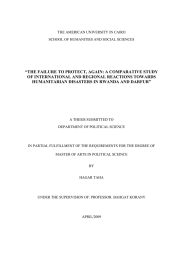 “THE FAILURE TO PROTECT, AGAIN: A COMPARATIVE STUDY
