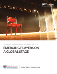 EMERGING PLAYERS ON A GLOBAL STAGE
