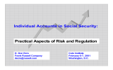 Individual Accounts in Social Security: Practical Aspects of Risk and Regulation