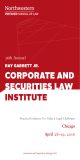 CORPORATE AND SECURITIES LAW INSTITUTE Chicago