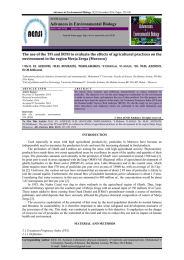 Advances in Environmental Biology