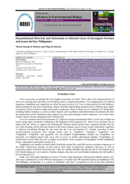 Advances in Environmental Biology