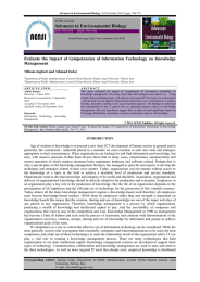 Advances in Environmental Biology Management