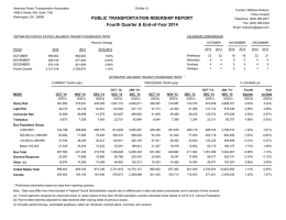 American Public Transportation Association 03-Mar-15 Contact: Matthew Dickens