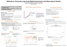 Methods for Extremely Large Scale Media Experiments and Observational Studies