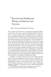 1 Reconnecting Reading and Writing: Introduction and Overview