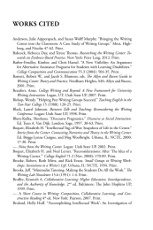 WORKS CITED