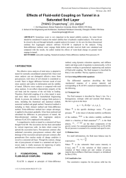 Effects of Fluid-solid Coupling on Tunnel in a Saturated Soil Layer